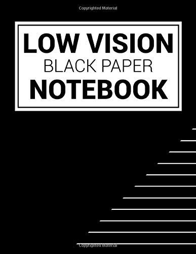 Buy Low Vision Black Paper Bold Line Writing Paper For Low Vision