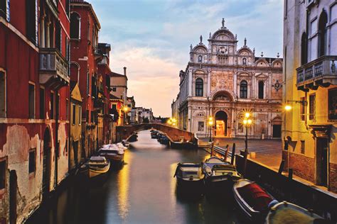 Download Venice Sunset Italy Royalty Free Stock Photo And Image