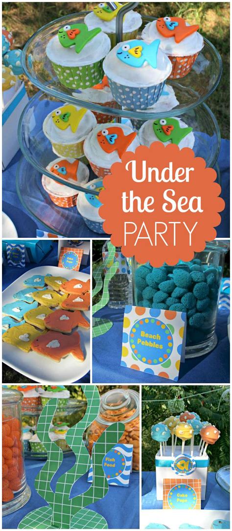 Under The Sea Birthday Under The Sea Party Catch My Party Sea