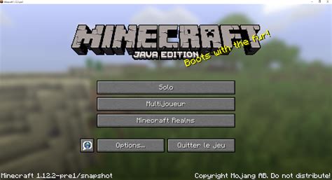 Minecraft Java Edition Pre Release 1122 Pre1 Actualité Minecraft