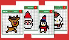 Fiche vierge pour en inventer ou reproduire les modèles. 28 fiches de Pixel Art | Fiche autonomie | Pix art, Art et Pixel Art