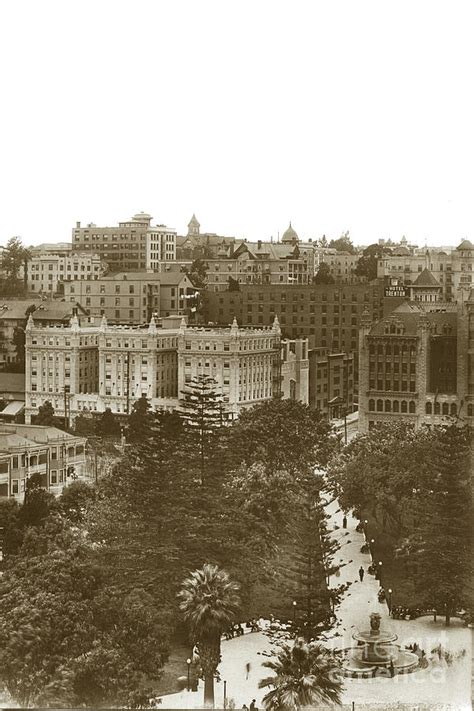Central Park Auditorium Hotel Los Angeles Ca 1912 Photograph By