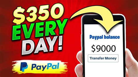 EARN PayPal Money 350 EVERY DAY How To Earn FREE PayPal Money Fast