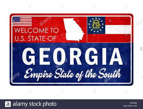 Georgia State Flag Cut Out Stock Images And Pictures Alamy