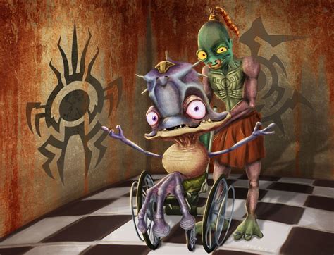 Made Oddworld Fan Art A While Ago Decided To Post It Now Here Rgaming