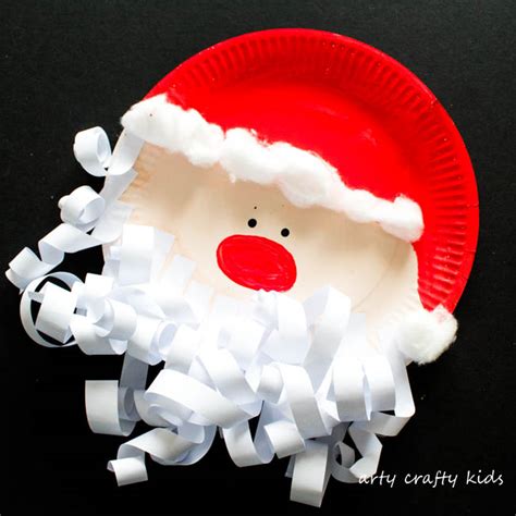 Paper Plate Santa Claus Diy To Try