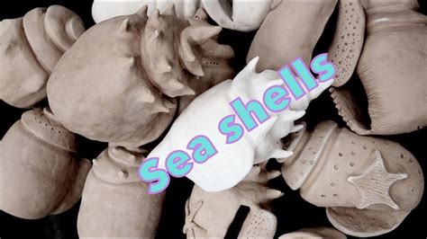 How To Make A Clay Sea Shell Sculpture Youtube Shell Sculpture