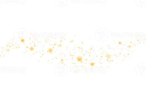 Gold Glittering Stars Dust And Bokeh Background Abstract Christmas