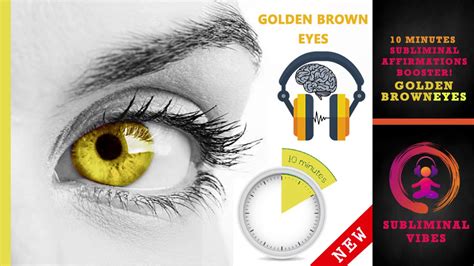 Get Golden Eyes Fast Subliminal Affirmations Booster Change Eye