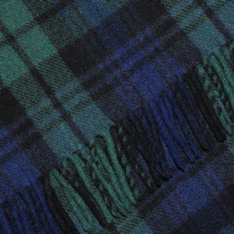 Black Watch Tartan Blanket Throw Rug Scottish Shop Macleods