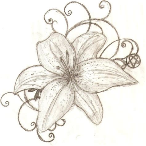 Tattoo Design Lily Flower Tattoos Tiger Lily Tattoos Flower Tattoo