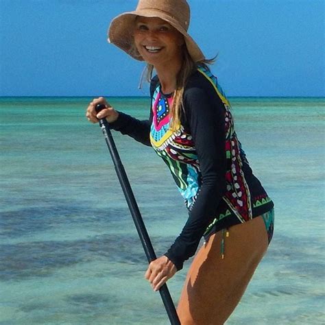 Christie Brinkley Bikini Pictures In Turks And Caicos 2015 Popsugar