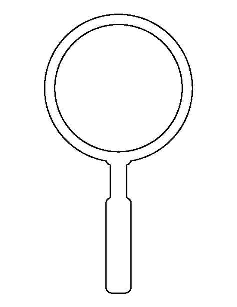 Free Printable Magnifying Glass Template