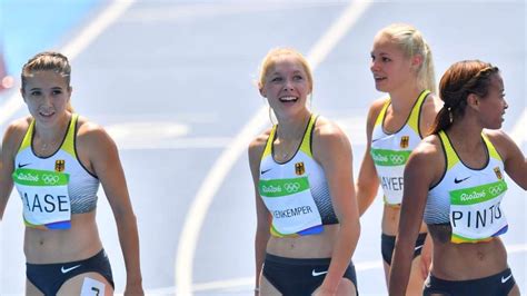 Juli, bevor mit der eröffnungsfeier am 23. Olympia 2016: Starke deutsche Frauen-Staffel im Finale ...
