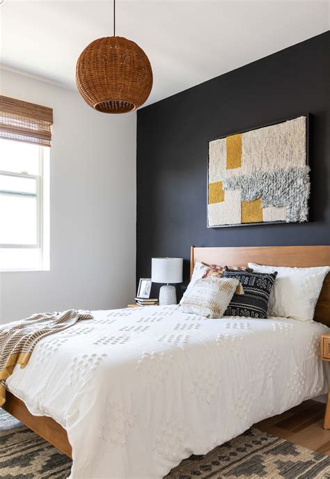 A Bold Statement Black Accent Wall In Your Bedroom