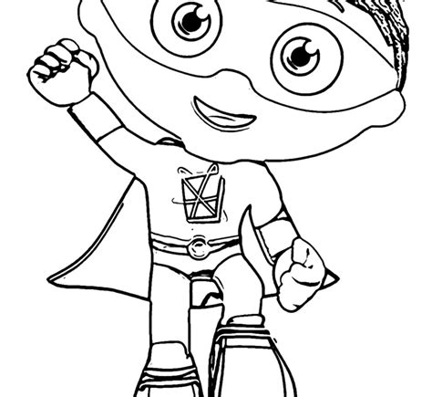 Super Why Coloring Pages Colouring Printable Presto Princess