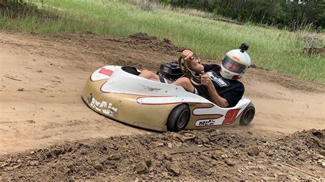 We Bought A Go Kart And Built A Racetrack Youtube