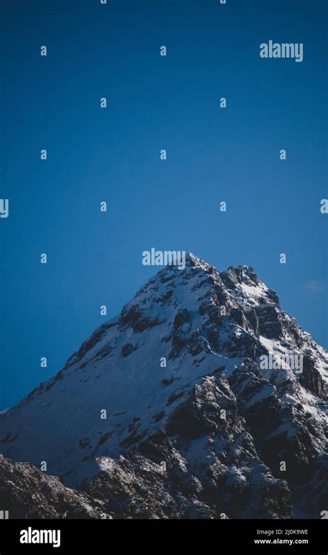 Top Of The Matterhorn Peak In The Pennine Alps Switzerland Stock Photo