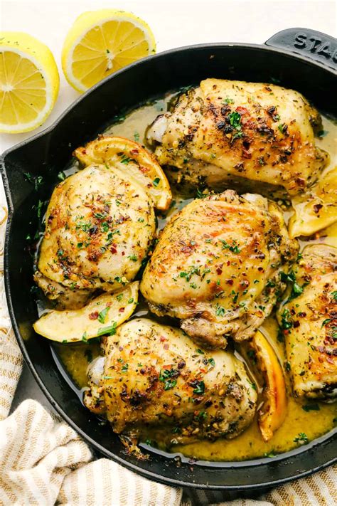 Easy Greek Lemon Chicken Yummy Recipe