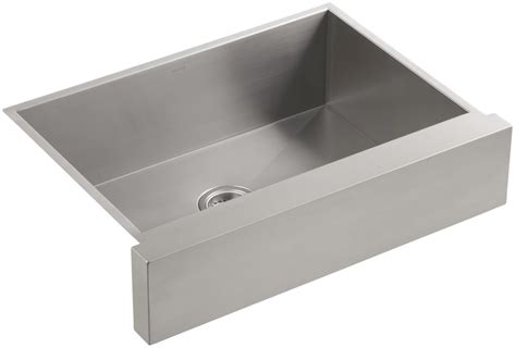 Is the large side big enough for cookie sheets, roasters, etc.? Kohler K-3936-NA Stainless Steel Vault 30" Single Basin ...