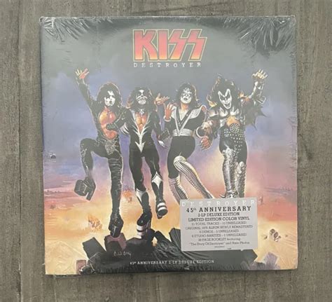 Kiss Destroyer 45th Anniversary 2 Lp Deluxe Limited Edition Color Vinyl