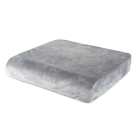 Measures 14.8 by 15 by 1.2 inches; Bluestone 3 in. Thick Memory Foam Seat Cushion-HW8911061 ...