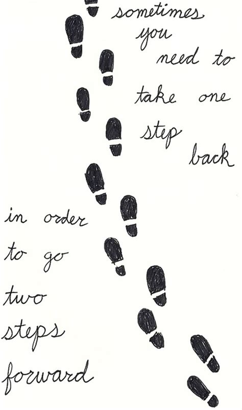 Take 2 Steps Back Quotes Quotesgram