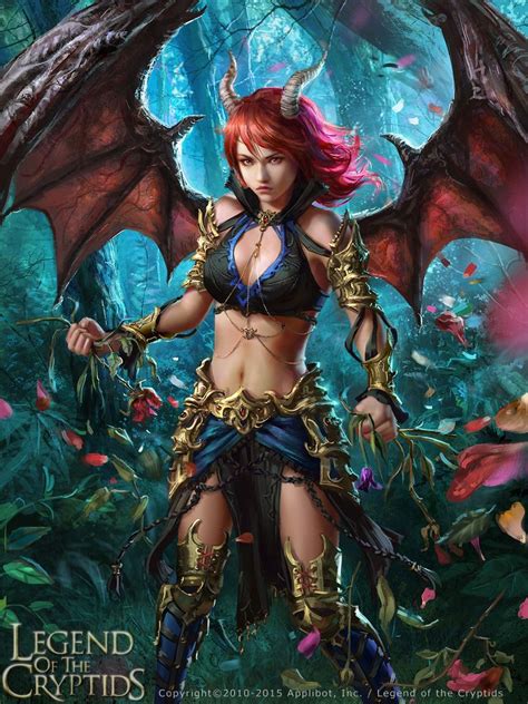 Legend Of The Cryptids Anneli Adv Fantasy Girl Character Art