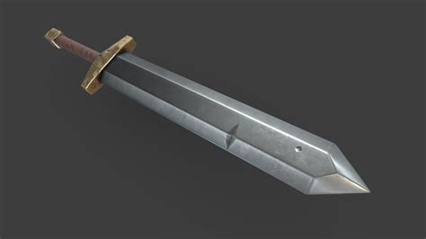 Stylized Sword Free Download Download Free 3d Model By Filonovart