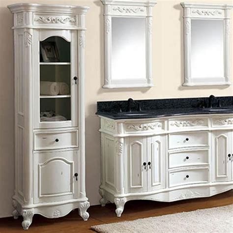 It is a great even if your bathroom in is very slight having a small bathroom linen cabinets will deliver some additional storage space and that is improved than. Warden Linen Storage Cabinet - Antique White in 2020 ...