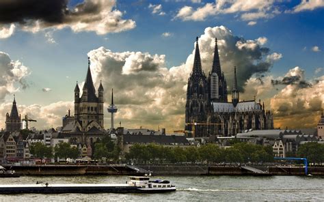 Architecture Building Castle Clouds Tower Trees Cologne Cologne