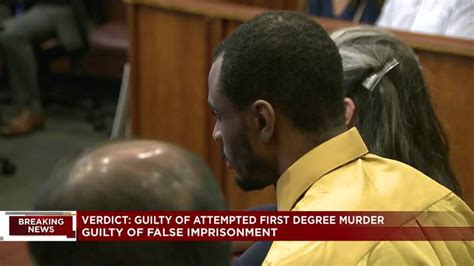 Byron Mitchell Found Guilty Of Attempted Murder False Imprisonment