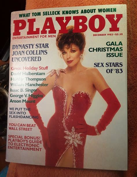 Mavin December Playboy Magazine Joan Collins