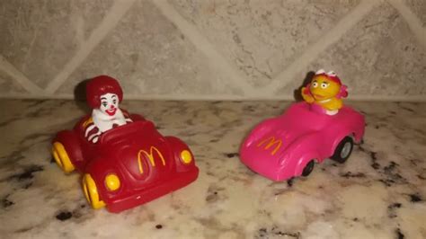 Vintage Mcdonalds Happy Meal Toy Car Ronald Mcdonald Birdie The Early