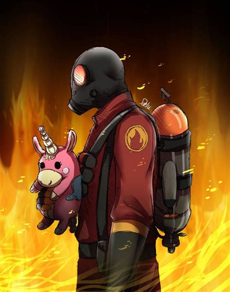Tf2 Pyro By Delucat Team Fortress 2 Medic Tf2 Pyro Team Fortress 2