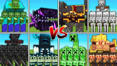 All Mobs Tournament In Mob Battle Youtube
