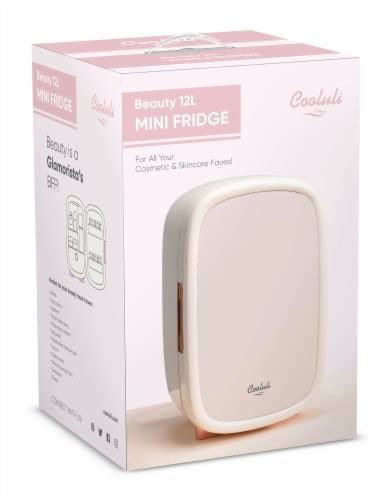 Cooluli Beauty 12 Liter Portable Compact Mini Fridge White 1 Fred