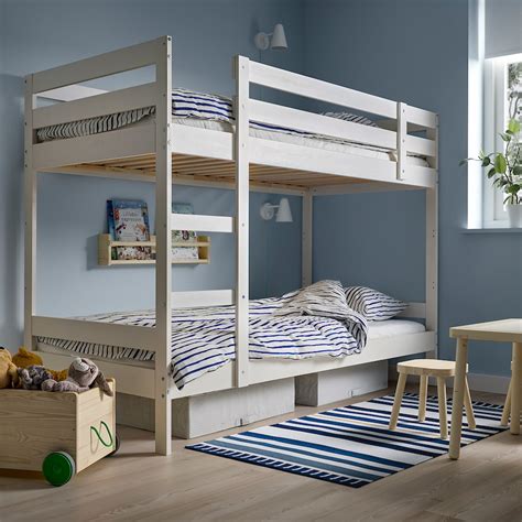 Mydal White Bunk Bed Frame 90x200 Cm Ikea