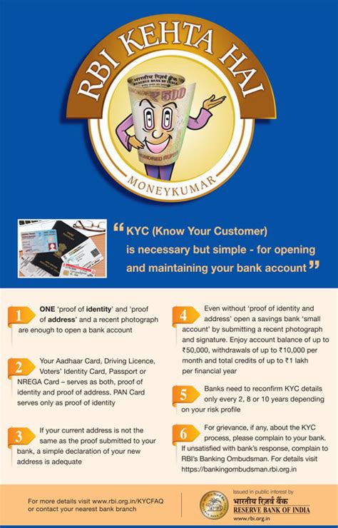 Therefore, title iii of the patriot act requires banks to employ the following: RBI Guidelines for KYC (Know Your Customer) | BANK EXAM ...