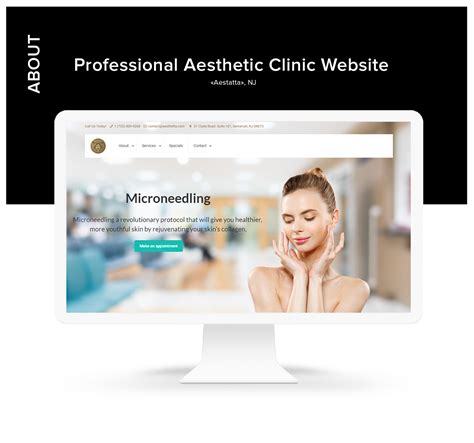 Professional Aesthetic Clinic Website On Behance
