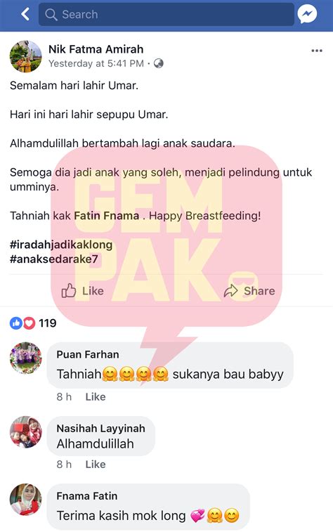 Dimana saat itu banyak ucapan dan doa yang mengalir. bekas isteri bersalin overdue da i farhan dapat anak ...
