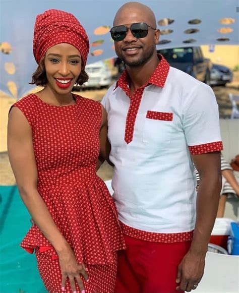 Clipkulture Couple In Beautiful Shweshwe Outfits