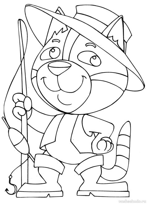 You can find fish, pugs, giraffes, and more here! Fishing coloring pages to download and print for free