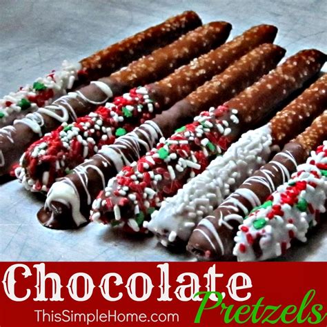 Chocolate Covered Pretzels This Simple Home