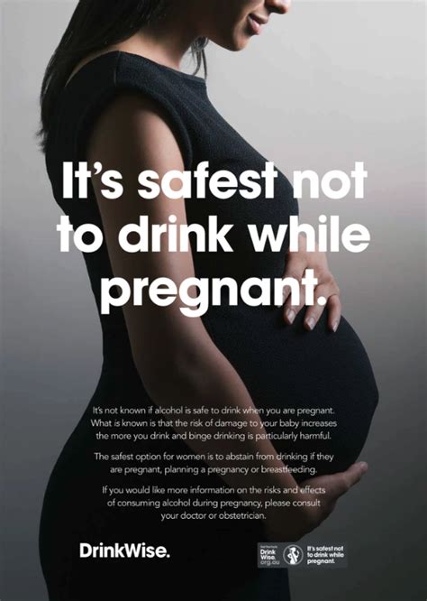 poster about drinking while pregnant prompts backlash