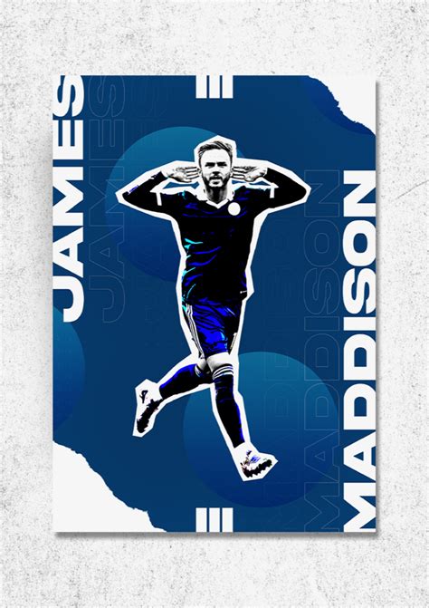 A4 Poster Leicester City James Maddison