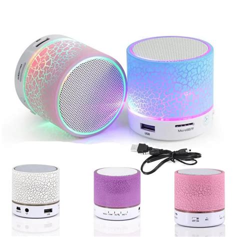 Mini Speaker Bluetooth Speaker Portátil Led Alto Falantes Sem Fio Bluetooth Portáteis De Som 3d