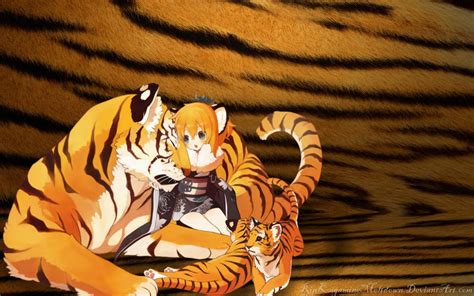 Tiger Girl By Rinkagaminemeltdown On Deviantart