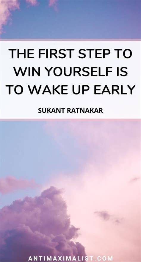 21 Wake Up Early Quotes Winning Starts In The Morning Antimaximalist