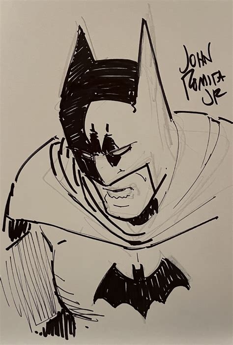 Batman By John Romita Jr In Mike Aka Off White Whites John Romita